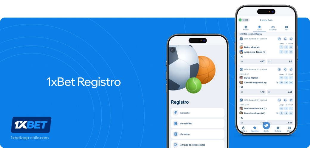 1xbet betapk Chile Registro
